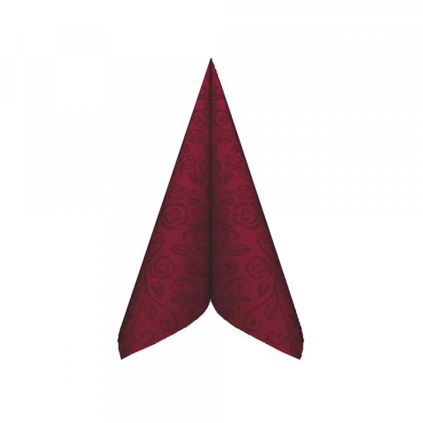 Airlaid Servietten Premium DEKOR R 40x40 cm bordeaux (800 Stk.)